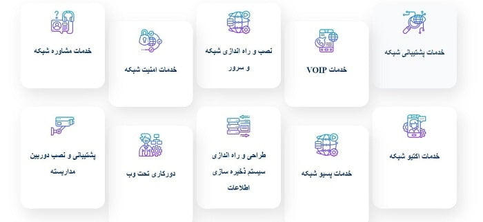 خدمات شبکه کامپیوتری
